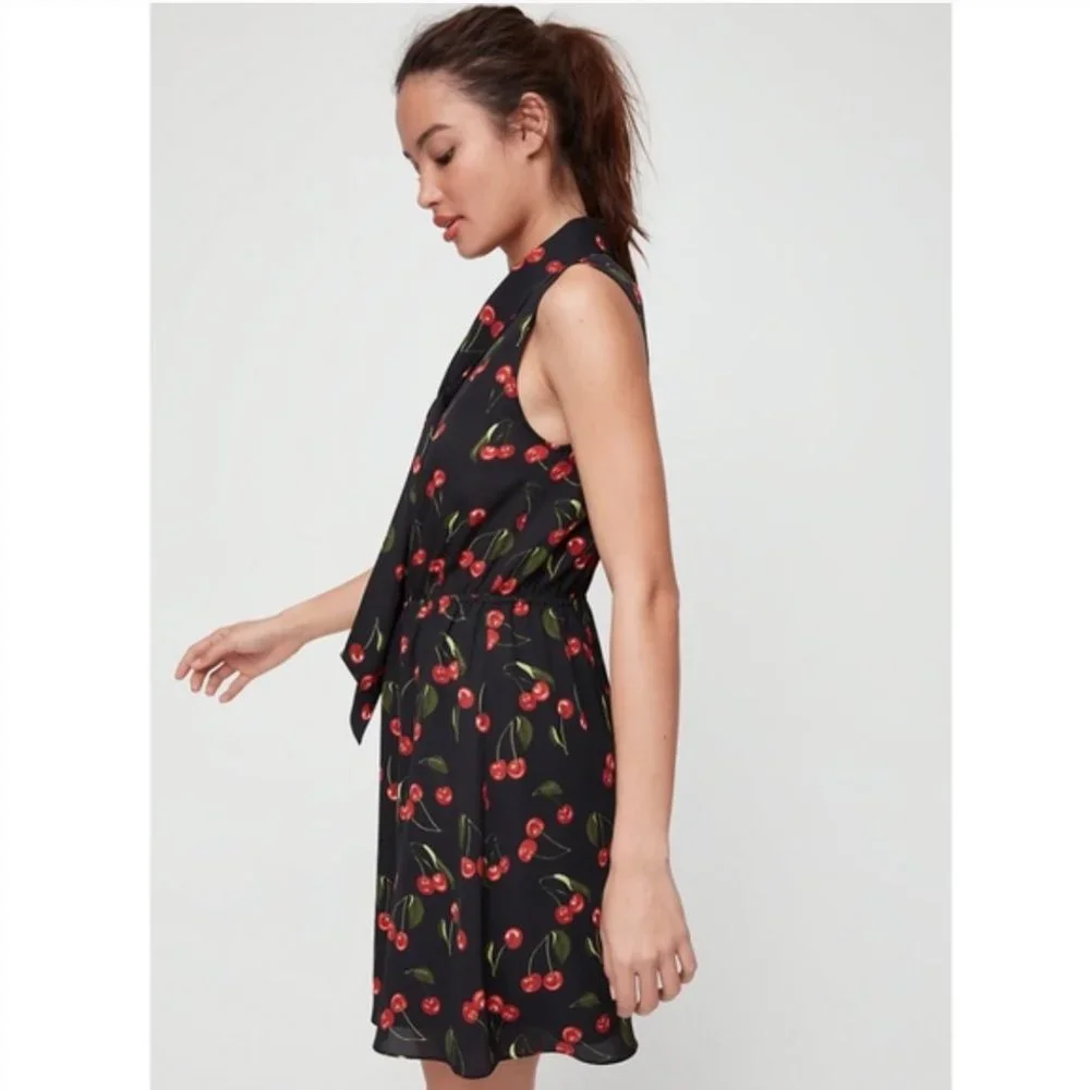 🔥Sales - Aritzia Sunday Best Veronica Dress Slvls Cherry - Size S - Picture 2 of 13